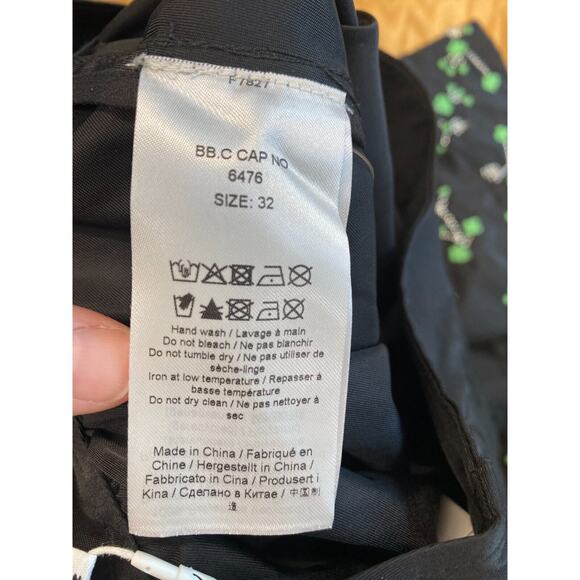 Ganni A Line Midi Skirt Womens 32 (X-small) Black Embellished $495 Retail B77 - Picture 5 of 11